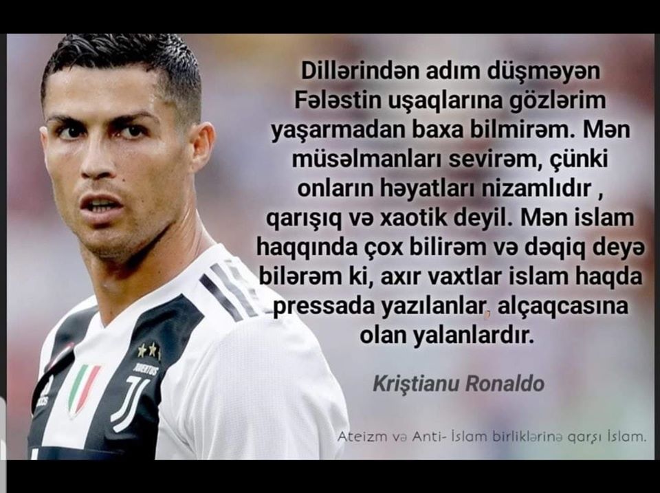 Ronaldonun karantin zamanı Quran oxuması xəbərləri yayılıb